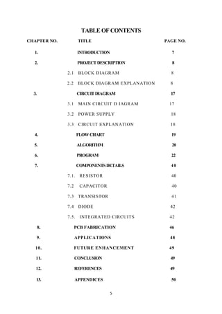 Microcontroller based digital code lock report 2 | PDF