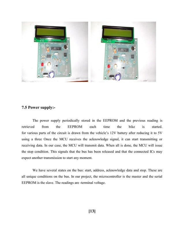 Microcontroller based speedo meter cum odometer