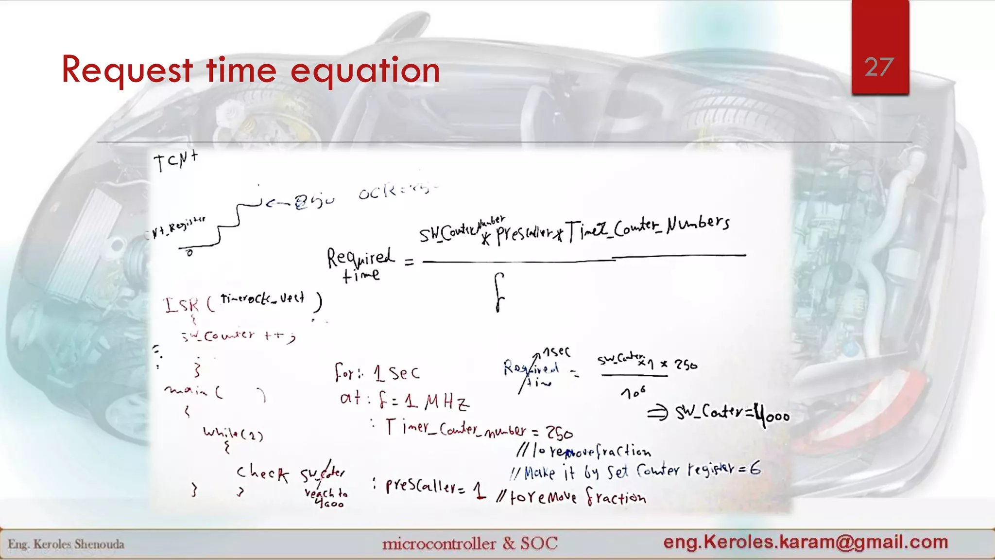 Request time equation 27
 