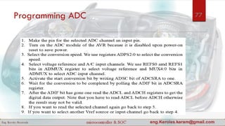 Programming ADC 77
 