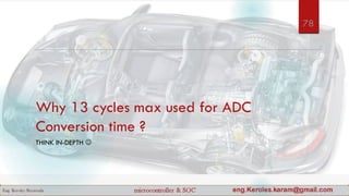 Why 13 cycles max used for ADC
Conversion time ?
THINK IN-DEPTH 
78
 
