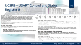 UCSRB – USART Control and Status
Register B
113
 