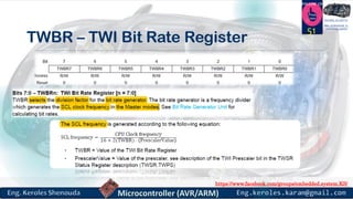 https://www.facebook.com/groups/embedded.system.KS/
Follow us
Press
here
#LEARN_IN DEPTH
#Be_professional_in
embedded_system
TWBR – TWI Bit Rate Register
51
 