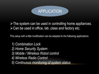 Microcontroller remote controlling project | PPTX | Home Appliances ...
