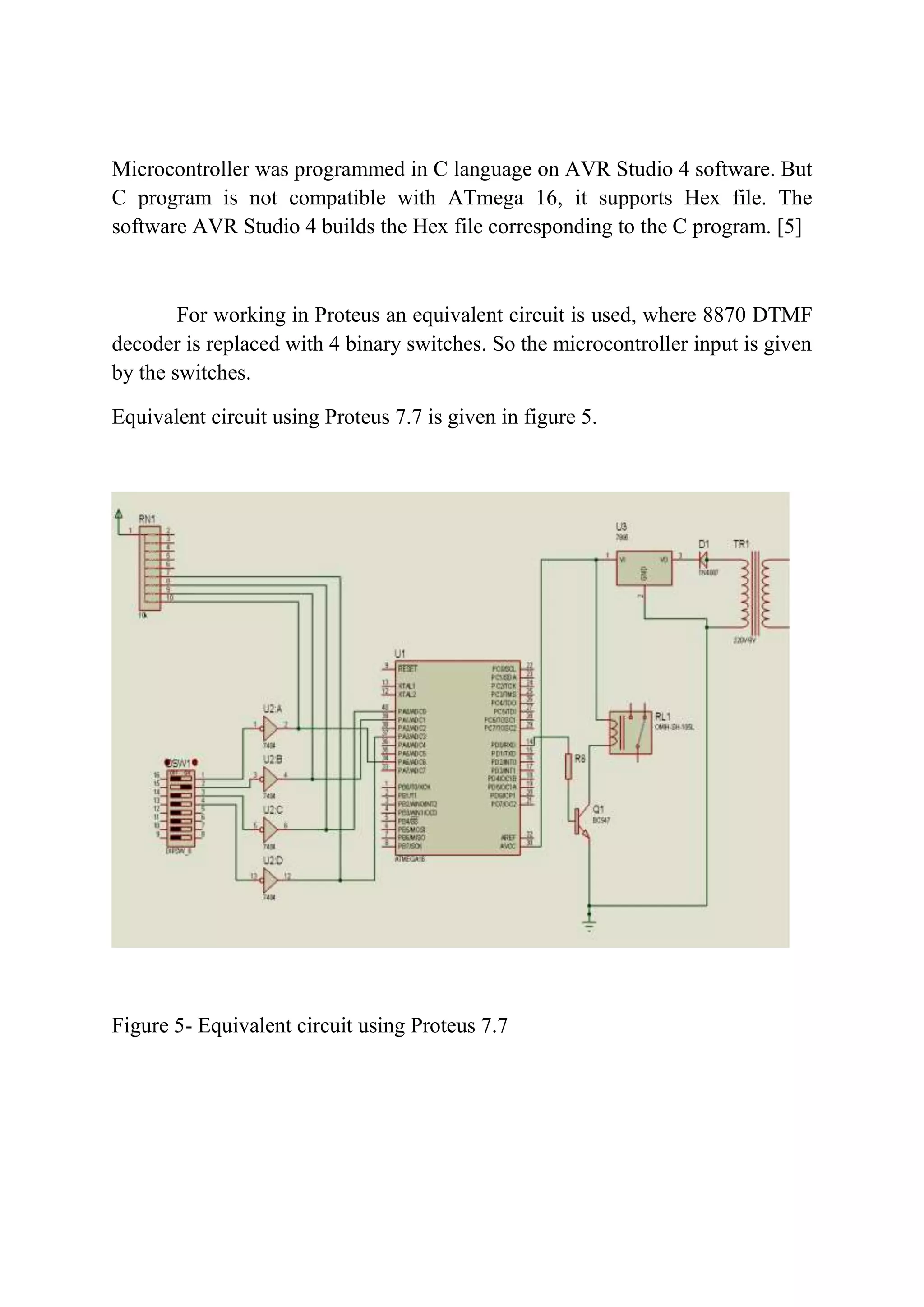 Microcontroller remote controlling project | DOCX
