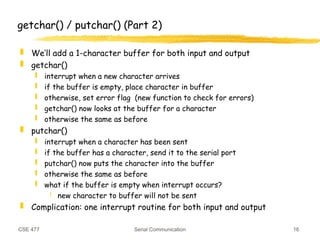 RS232 serial communicaiton protocol for embedded systems | PPT