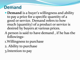 introduction to demand - intelligent economist Images... MICRO ECONOMICS-CHAPTER-1 | PPTX