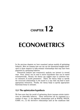 Microeconomic analysis 3d hal varian