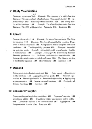 Microeconomic analysis 3d hal varian