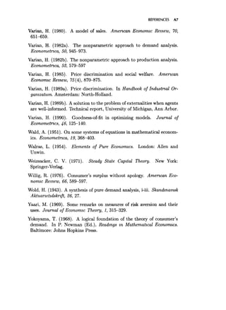 Microeconomic analysis 3d hal varian