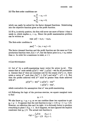 Microeconomic analysis 3d hal varian