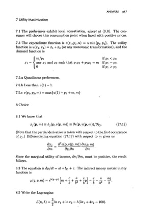 Microeconomic analysis 3d hal varian