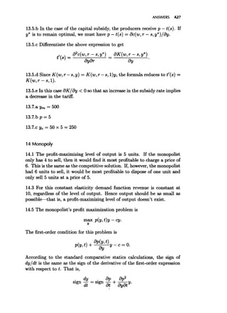 Microeconomic analysis 3d hal varian