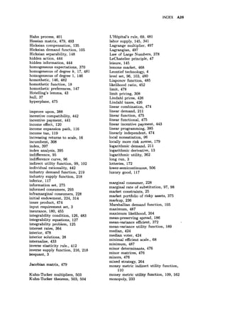 Microeconomic analysis 3d hal varian