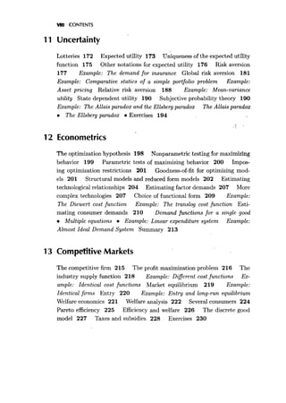 Microeconomic analysis 3d hal varian