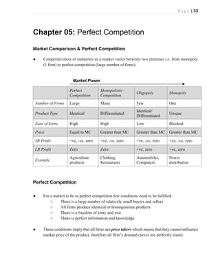 Microeconomics lecture notes | PDF