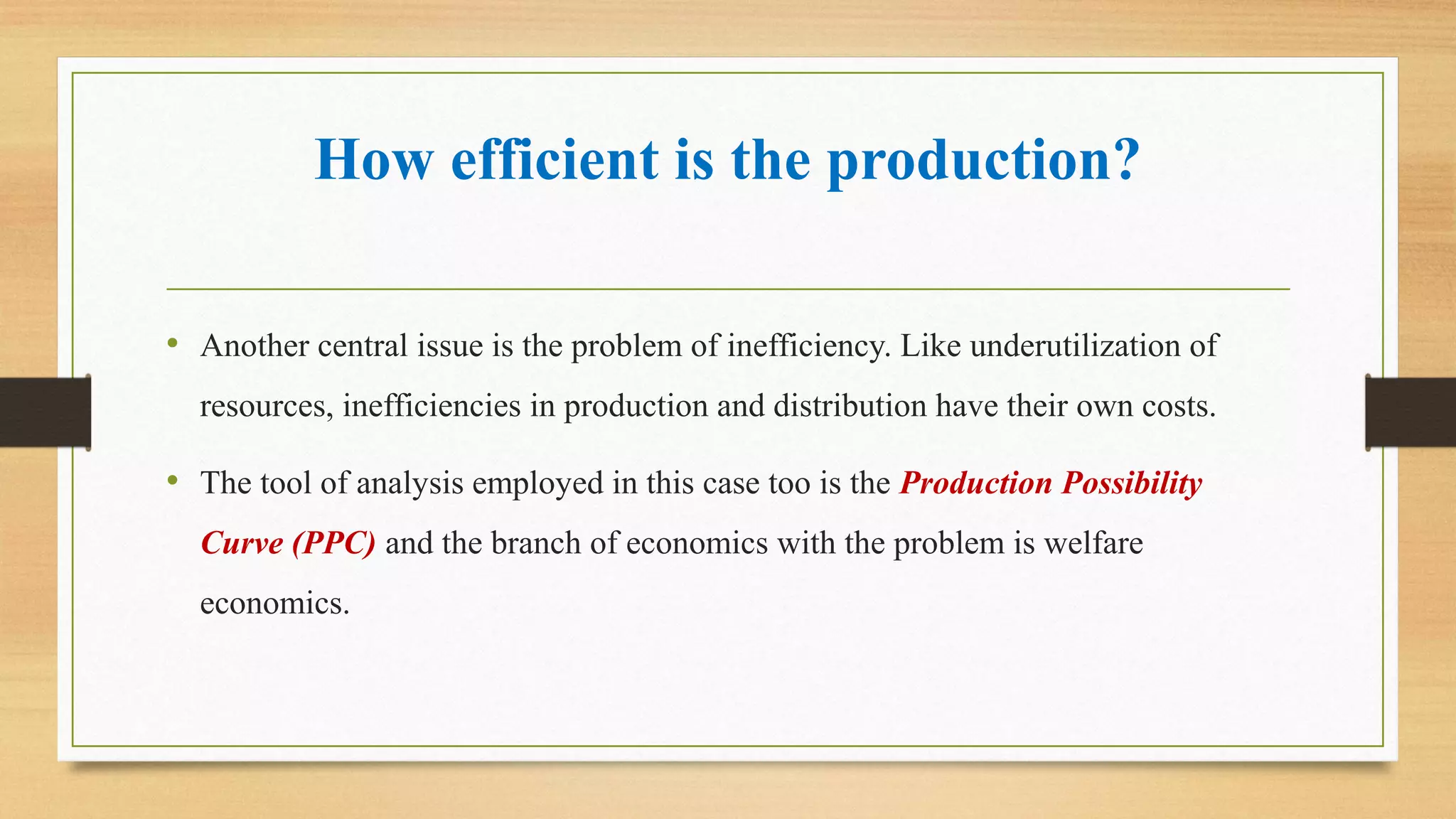 Microeconomics nature scope and economic problems | PDF