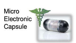 a revolution in medical science ….
Micro
Electronic
Capsule
 