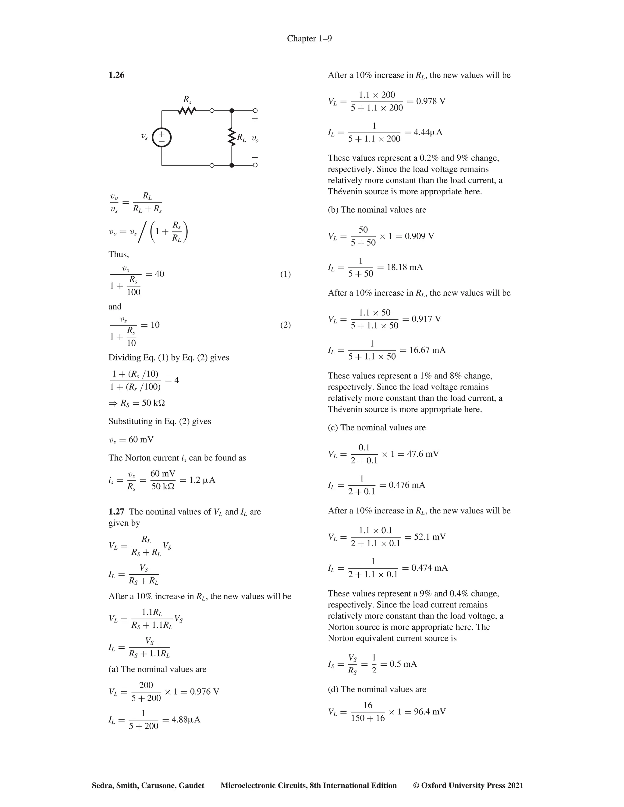 Microelectronics Problems Solutions for Problems in Microelectronic Circuits, 8th International ...
