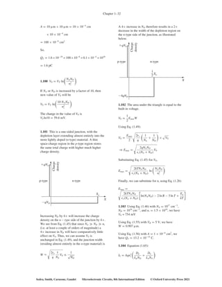 Microelectronics Problems Solutions for Problems in Microelectronic Circuits, 8th International ...