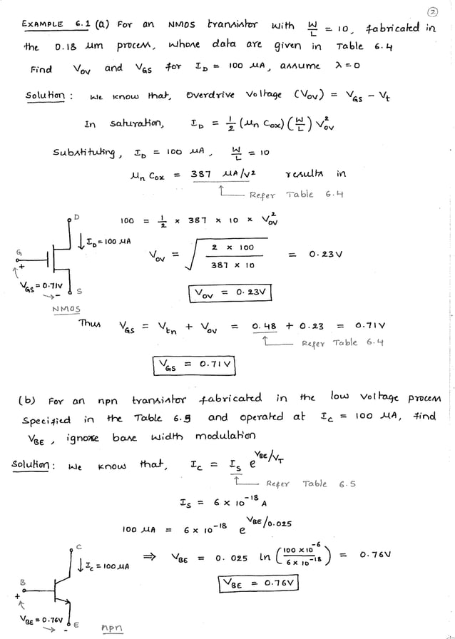 Microelectronic Circuits Notes (10EC63) by Dr. M. C. Hanumantharaju of ...