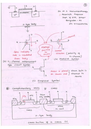 Microelectronic Circuits (10EC63) Notes for Visvesvaraya Technological University Syllabus