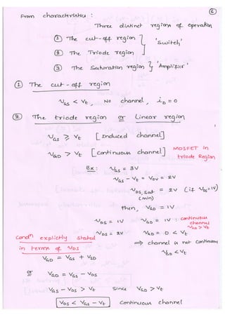 Microelectronic Circuits (10EC63) Notes for Visvesvaraya Technological University Syllabus