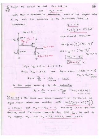 Microelectronic Circuits (10EC63) Notes for Visvesvaraya Technological University Syllabus