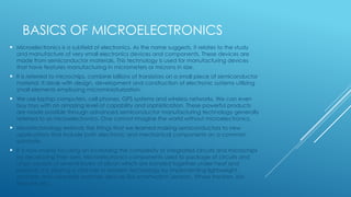 MICROELECTRONICS AND NANOTECHNOLOGY[1] [Autosaved].pptx
