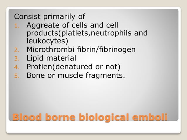 Microemboli gaseous and particulate