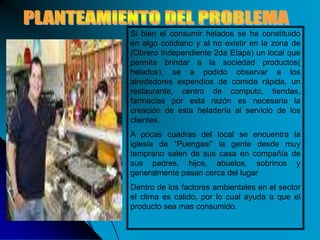 NOMBRE DE LA EMPRESAHELADOSMANIA