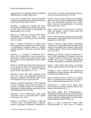 Microencapsulacion de alimentos | PDF
