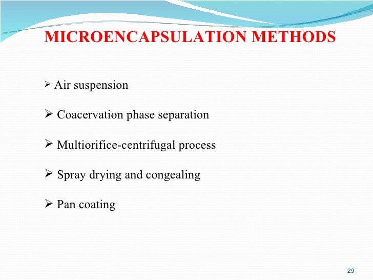 Microencapsulation.....in pharmacy by sandeep
