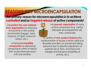 Microencapsulation final prof.pdf pharm d | PDF