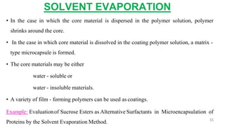 Microencapsulation and their Application in Novel Drug Delivery | PDF