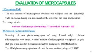Microencapsulation and their Application in Novel Drug Delivery | PDF
