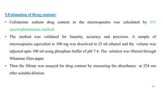 Microencapsulation and their Application in Novel Drug Delivery | PDF