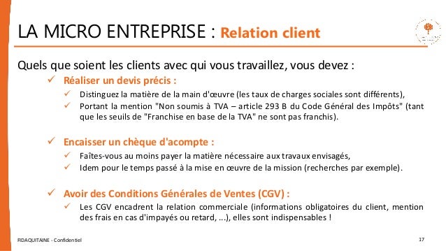 Micro Entreprise 2018