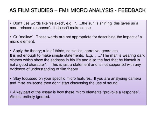 Film theory essay
