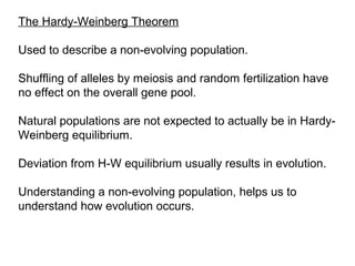 Microevolution hardy weinberg | PPT
