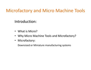 Microfactory | PDF
