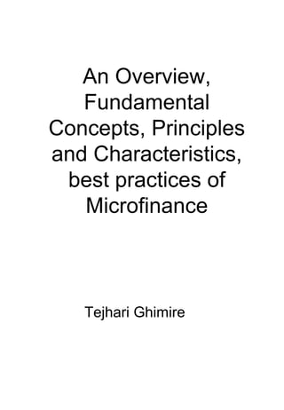 Microfinance 1 Notes Zip