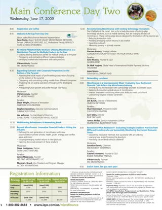 Microfinance April 13