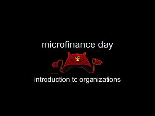 microfinance day introduction to organizations 