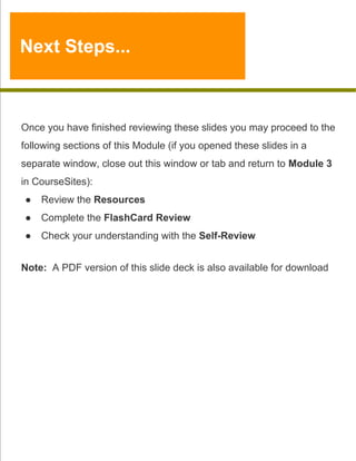 Next Steps...

Once you have finished reviewing these slides you may proceed to the
following sections of this Module (if you opened these slides in a
separate window, close out this window or tab and return to MODULE
3 in CourseSites):

• 
• 
• 

Review the Resources
Complete the Journal Reflection and FlashCard Review
Check your understanding with the Self-Review

Note: A PDF version of this slide deck is also available for download

Founded in 1999 as the Microenterprise Development Institute, the Carsey Institute’s
Sustainable Microenterprise and Development Program (SMDP) provides training and
networking opportunities for practitioners in the fields of microfinance, enterprise
development, social enterprise, and community-based and rural development. Over
the past fourteen years, we have trained more than 1,800 practitioners from more than
one hundred countries around the globe. The SMDP offers an intensive professional
training experience with a concentration on program planning and implementation of
client and community inclusive economic development strategies.

http://carseyinstitute.unh.edu/smdp

 