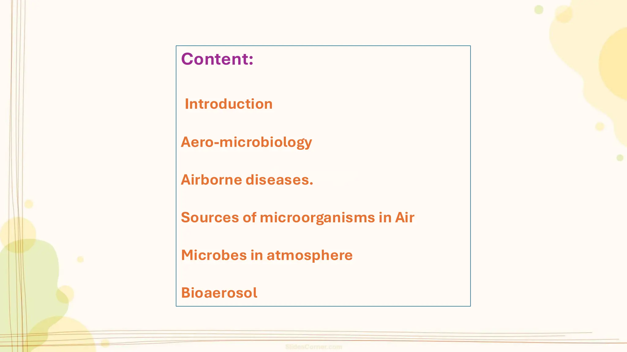 Microflora of air, Microbial quality control and testing | PPT