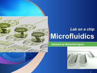 LOGO
“ Add your company slogan ”
Lab on a chip
Microfluidics
Adopted by Mohamed Agoor
1
 