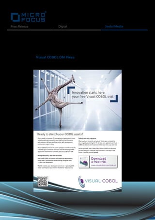 Micro focus visual cobol & mainframe solution information | PDF