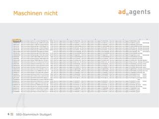 Maschinen nicht SEO-Stammtisch Stuttgart 