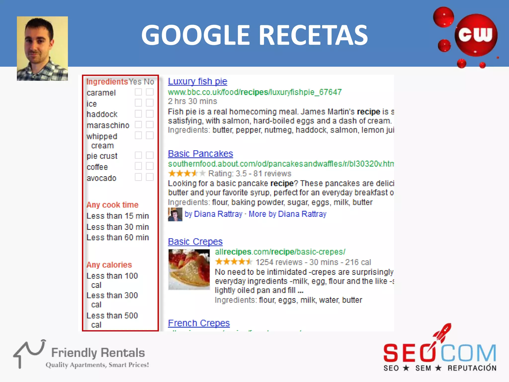 GOOGLE RECETAS
 